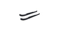 Tube Side Step Kit, Round, 3 Inch, Black; 07-18 Jeep Wrangler, 2 Door