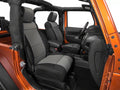 Seat Cover Kit, Front, Neoprene, Black/Gray; 11-18 Jeep Wrangler
