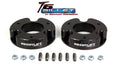 ~(4 lbs. 8X6X3)~ 2 Leveling Kit T6 Billet Black without Shocks Nissan Armada/Titan (Non Xd) - (Armada 2003-2013) 2004-2007