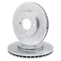 R1 Concepts Brake Rotor- Slotted - Silver Fits Nissan 200SX