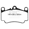 EBC 03-05 Porsche 911 (996) (Cast Iron Rotor only) 3.6 Carrera 4S Redstuff Front Brake Pads