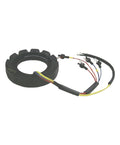 STATOR, MERC., 3/4 CYL, 9 AMP (DROP