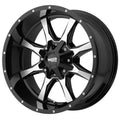 BREAKOUT 16x8 6x139.70 GLOSS BLACK MACHINED (6 mm)