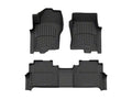 WeatherTech 22-23 Nissan Frontier CC Front and Rear FloorLiner HP - Black