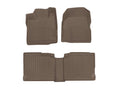 WeatherTech Tan Front Rear FloorLiner HP Fits -20-17 GMC Chevrolet 453461IM-452712IM