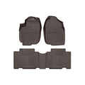 WeatherTech Cocoa Front Rear FloorLiner HP Fits -20-18 RAV4 47510-1-2IM
