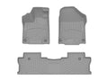 WeatherTech Grey Front Rear FloorLiner HP Fits -20-26 Ridgeline 46971-1-2IM