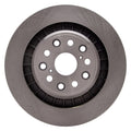 R1 18-23 Lexus LS500 Right Rear Drilled & Slotted Black Brake Rotor