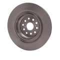 R1 18-23 Lexus LS500 Right Rear Drilled & Slotted Black Brake Rotor