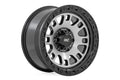 Rough Country Rough Country 82 Series Wheel One-Piece Machined Semi Gloss Black 17x9 6x5.5 -12mm 82170912M
