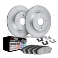 DFC 70-73 Nissan 240Z Front Geospec Rotors w/4000 HybriDynamic Brake Pads w/Hardware