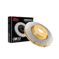 DBA 91-94 Nissan Sentra (w/ABS) 2.0L Front 4000 Series Drilled & Slotted Rotor