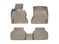 WeatherTech 14+ BMW 5-Series GT Front and Rear Floorliners - Tan