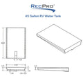 37X60X6.75 WATER TANK