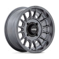KMC POWERSPORTS KS138 15X7 4X137 ANTHRACITE 10MM - KS138AX15704810