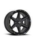 SIGNAL 17x9 5x127.00/5x139.70 SATIN BLACK (0 mm)