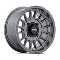 KMC POWERSPORTS KS138 15X7 4X156 ANTHRACITE 10MM - KS138AX15704410