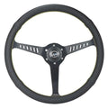 NRG Reinforced Steering Wheel (380mm/1in. Deep) Perforated Leather and Yellow Stitching