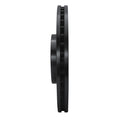 R1 18-25 Volkswagen ATLAS Front Left Drilled & Slotted Black Brake Rotor