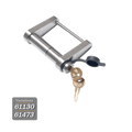 3 PACK KEYED ALIKE DEMCO EZ LATCH 25/16IN BALL COUPLERSTAMPED LATCH & 2.5IN RECEIVER W/PROTECTOR