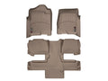 WeatherTech 11 GMC Yukon Front and Rear Floorliners - Tan