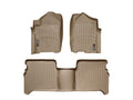 WeatherTech 08-11 Nissan Titan Front and Rear Floorliners - Tan