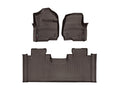 WeatherTech Cocoa Front and Rear Floorliners Fits -20-24 F-250 F-350 F-450 F-550 4710121-476973
