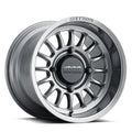 Method MR411 Bead Grip 15x7 / 5+2/38mm Offset / 4x156 / 132mm CB Gloss Titanium Wheel