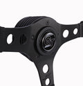 WHEEL BLACK LEATHER 14 IN