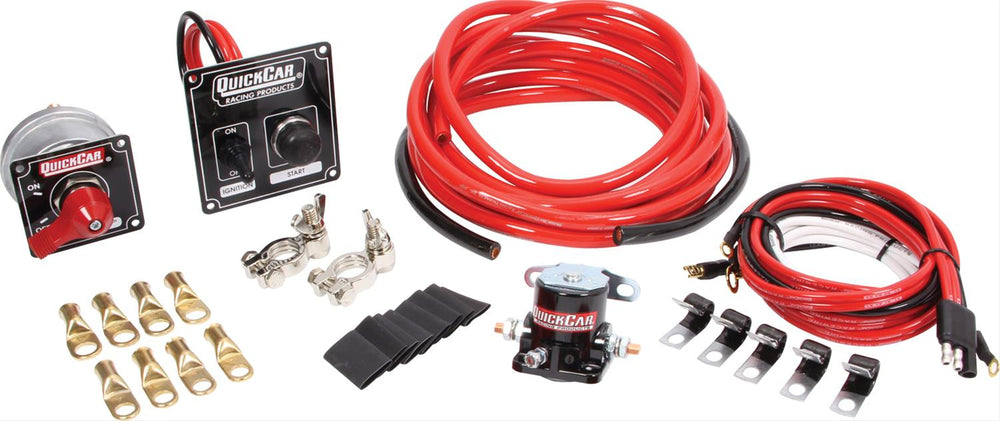 Wiring Kit 4 Gauge with Black 50-802 Panel