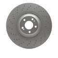 R1 Concepts GEOSPEC Coated Rotor - Drilled Fits Mercedes-Benz Maybach