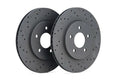 Hawk Talon 1991 Dodge Stealth FWD Drilled and Slotted Front Brake Rotor Set