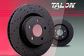 Hawk Talon 1991 Dodge Stealth FWD Drilled and Slotted Front Brake Rotor Set