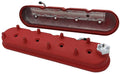 Granatelli 96-22 GM LS Tall Valve Cover w/Integral Angled Coil Mounts - Red Wrinkle (Pair)
