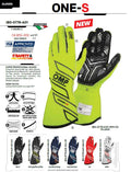 OMP ONE-S GLOVES my2025 FIA 8856-2018 RED SZ XL