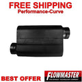 40 Series Delta Force Race Muffler 40 Series Race Muffler 409SS 3.50 Offset In 3.50 Offset Out -Aggressive Sound Flowmaster