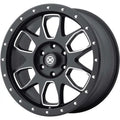 AX196 17X9 6X5.5 S-BLK MILL 45MM