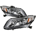 xTune 12-15 Honda Civic (Excl. Hybrid) Halogen Headlights - OEM Chrome (HD-JH-HC13-AM-C)