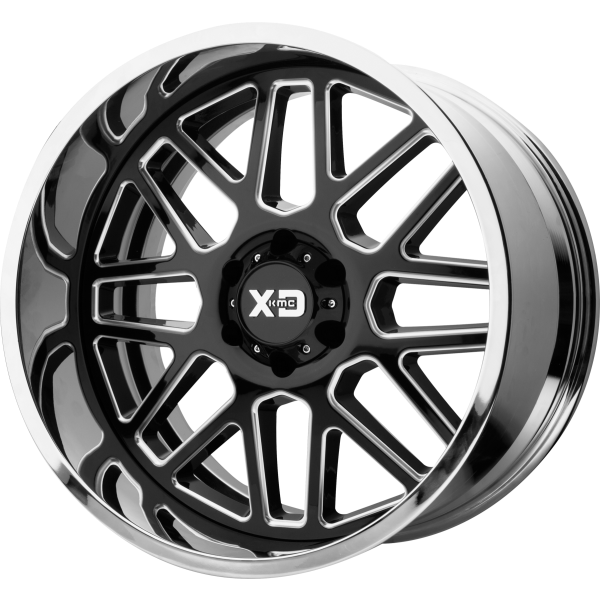 XD201 20X12 5X5.0 BLK MILL CHR LP -44MM