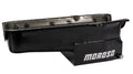Moroso 86-Up Chevrolet Small Block (w/1 Pc Rear Main Seal) Wet Sump 7qt 7.5in Steel Oil Pan - Black