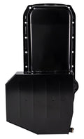 Moroso 86-Up Chevrolet Small Block (w/1 Pc Rear Main Seal) Wet Sump 7qt 7.5in Steel Oil Pan - Black