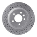 R1 05-09 Land Rover Range Rover Sport Front Left Drilled & Slotted Geoperformance Rotor