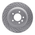 R1 05-09 Land Rover Lr3 Front Right Drilled & Slotted Geoperformance Rotor