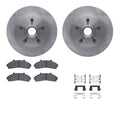R1 Concepts E- Line Series Brake Rotor with Ceramic Brake Pads Hdw Fits Ford Ranger