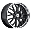 ~(28 lbs. 19X19X10)~ TSW TREMBLANT 17x8.0 5/120 ET20 CB76.1 GLOSS BLACK W/MIRROR CUT LIP