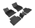 3D MAXpider 2018-2020 Kia Stinger Rwd Kagu 1st & 2nd Row Floormats - Black