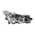 CAPA RH HEADLAMP ASSY COMPOSITE HALOGEN MAZDA 3 1416