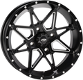 ITP Tornado 14X7 / 4x110 BP / 5+2 Offset Matte Black w/ Milled Accents Wheel