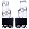 1421 TUNDRA REAR 2 PC MUD SKINS SOLID POLISHED STAINLESS STEEL