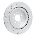 DFC 13-25 Land Rover Defender 110 Rear Left Drilled & Slotted Geoperformance Rotor